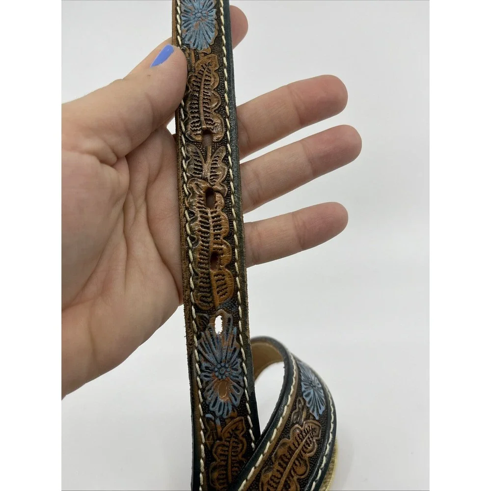 Tory English Leather Belt 30
